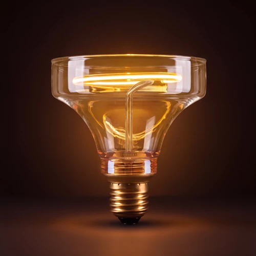 Lucide GO100 - Filament lamp - Ø 10 cm - LED Dimb. - E27 - 1x4W 2200K - Amber - sfeer 1
